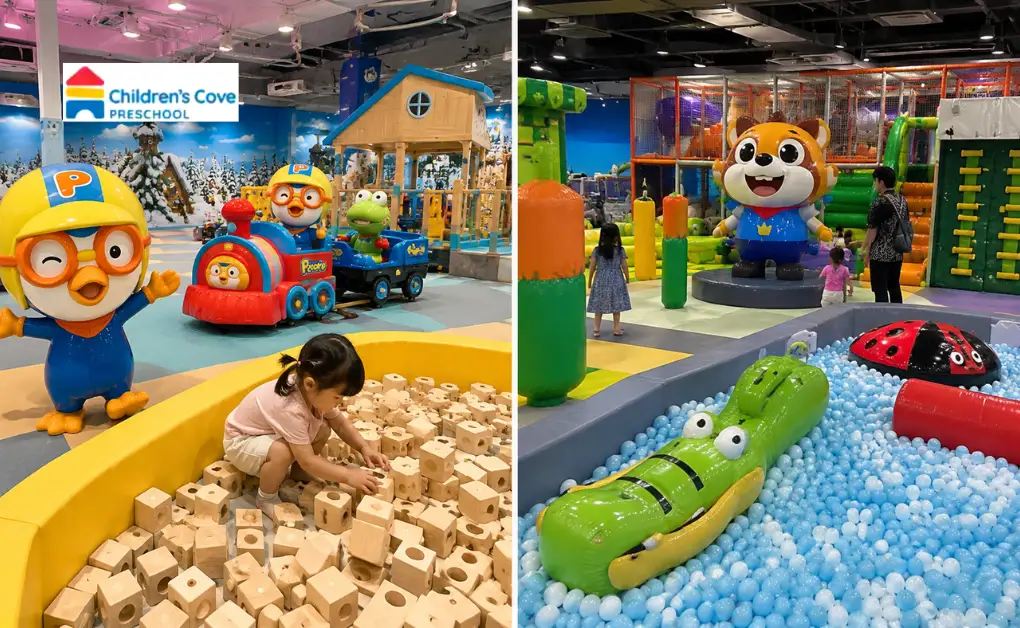 Pororo Park is one of the best indoor toddler activities in Singapore, offering air-conditioned fun when exploring Singapore with a toddler.